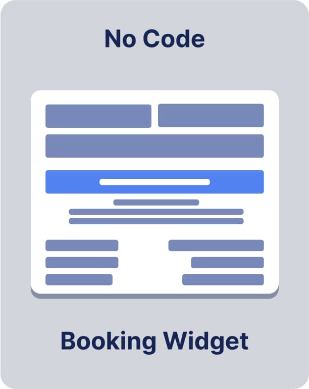 Booking Widget Interface